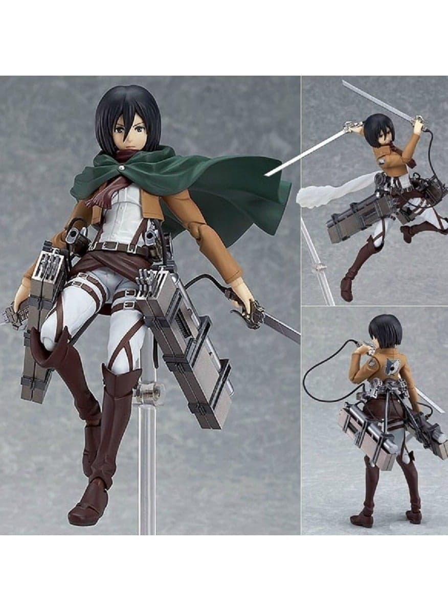 Attack on Titan - Mikasa's Flexible Joint Figure Model and Charming Doll Decoration