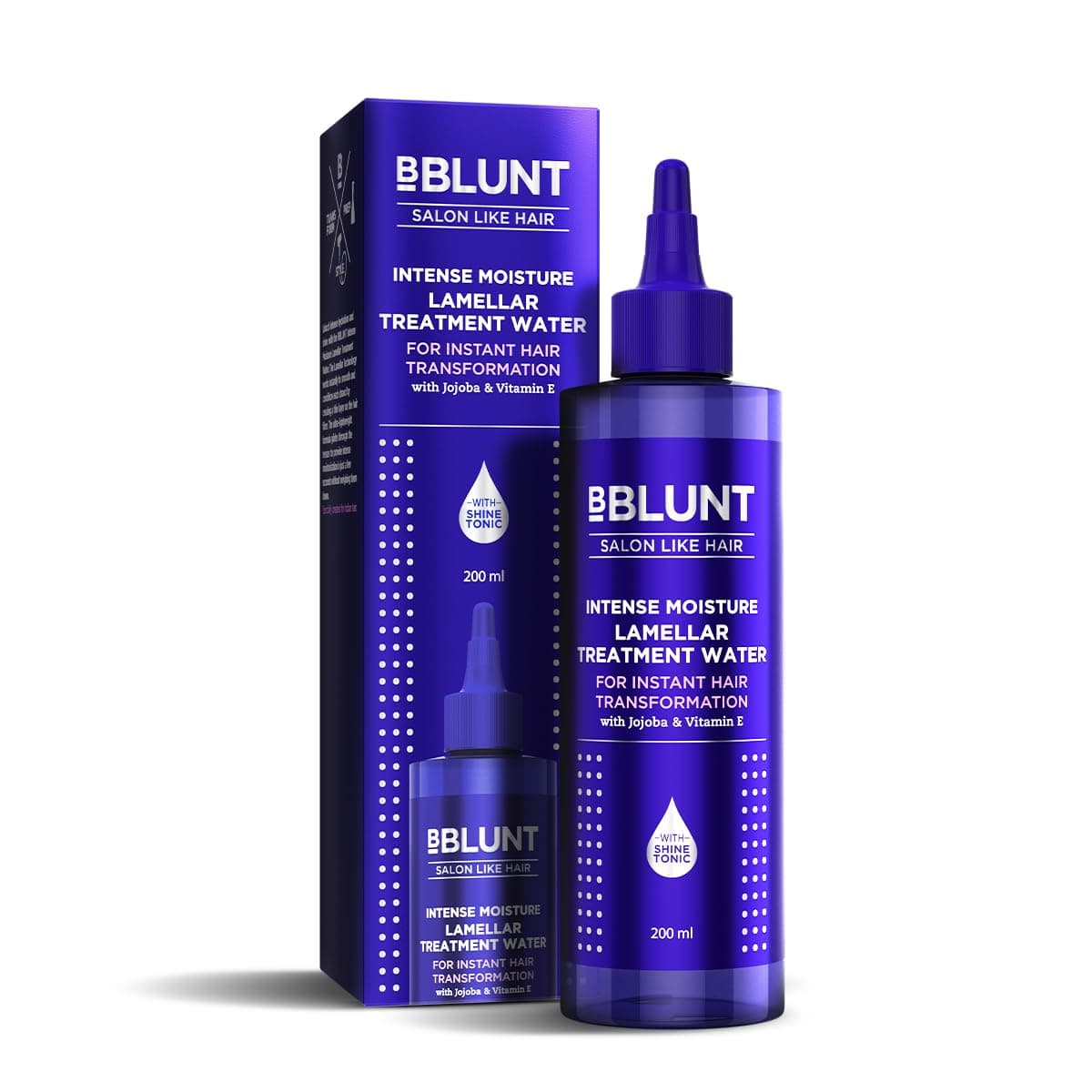 Bblunt Intense Moisture Lamellar Treatment Water Wonder Water Miracle Conditioner Conditions Instantly For Dry Frizzy Hair Rinse out Moisturizing Hair Treatment for Silky Shiny Smooth Looking Hair 200 ml