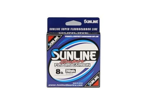 Sunline Super Fluorocarbon Fishing Line, Clear, 8 Pounds, 200 Yards