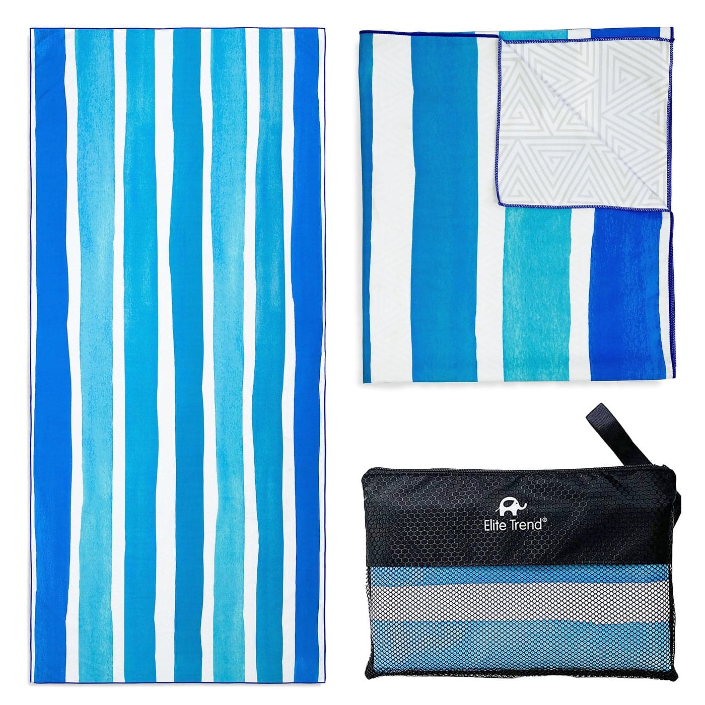 Quick Dry Towel Extra Large 78x35 Inch Microfiber Beach Towel Perfect for Beach Travel Swimming Pool Yoga Hiking Camping Lightweight Fast Drying Compact for Adults Maldives