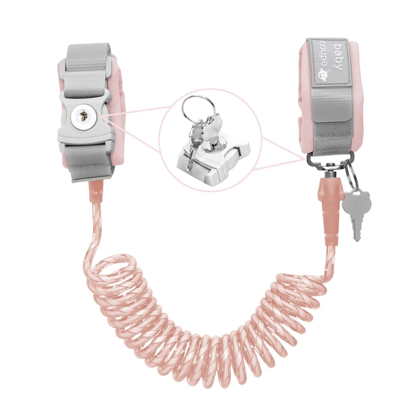 Toddler Harness Walking Leash Child Anti Lost Wrist Link Child Safety Harness Upgrade with Reflective65ft for Boys and Girls to Disneyland Zoo or Mall Pink