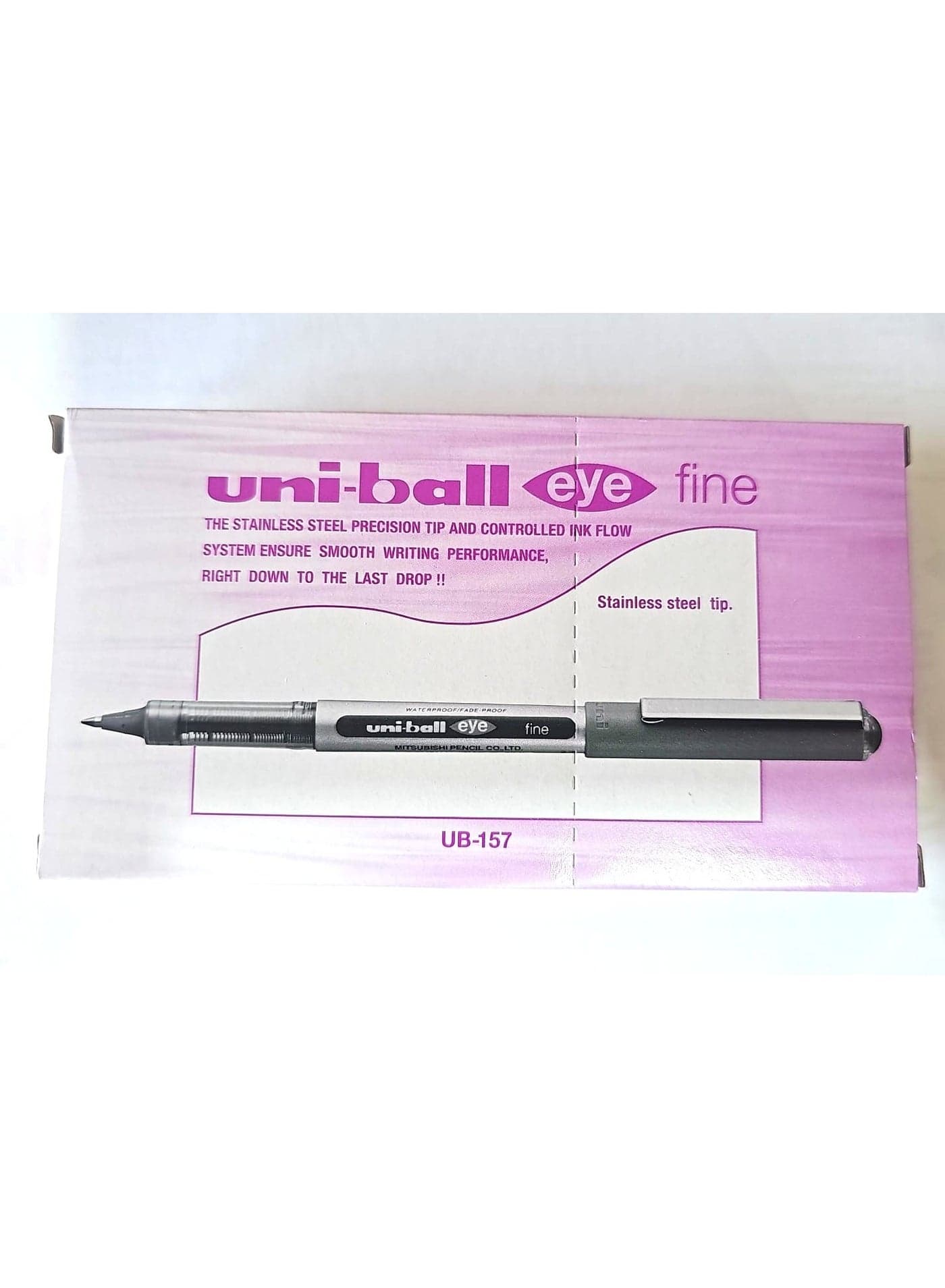 Uni-ball Ub157 Eye Fine Pen - Pink pack of 12