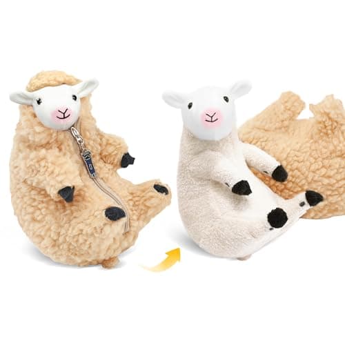 AGRIMONY Cute Shaved Sheep Stuffed AnimalsSmall Plushies Kawaii Lamb Plush Toys Easter Valentines Mothers Day Birthday Christmas Funny Gifts Sheep Decor for Kids Girls Boys Teens Women