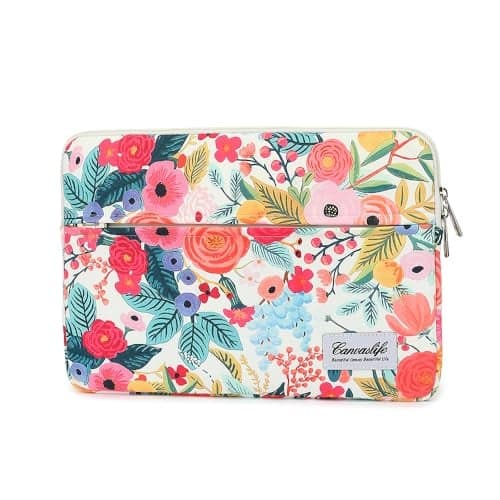 canvaslife Garden Rose Waterproof Pattern Laptop Sleeve 15 Inch 15 Case and 156 Laptop Bag