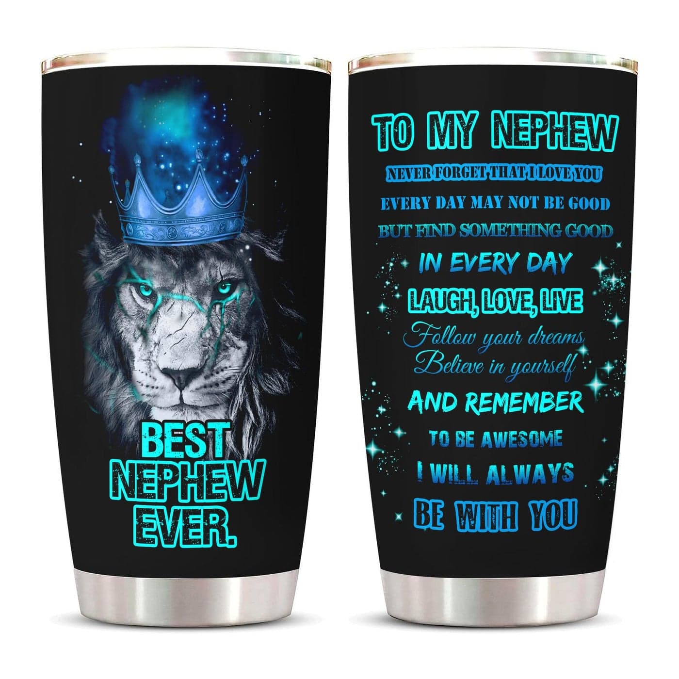 Vutieso Nephew Gifts Nephew Gift From Auntie Uncle To My Nephew Coffee Tumbler 20oz Graduation Christmas Birthday Gifts For Nephews Nephews Gift Ideas