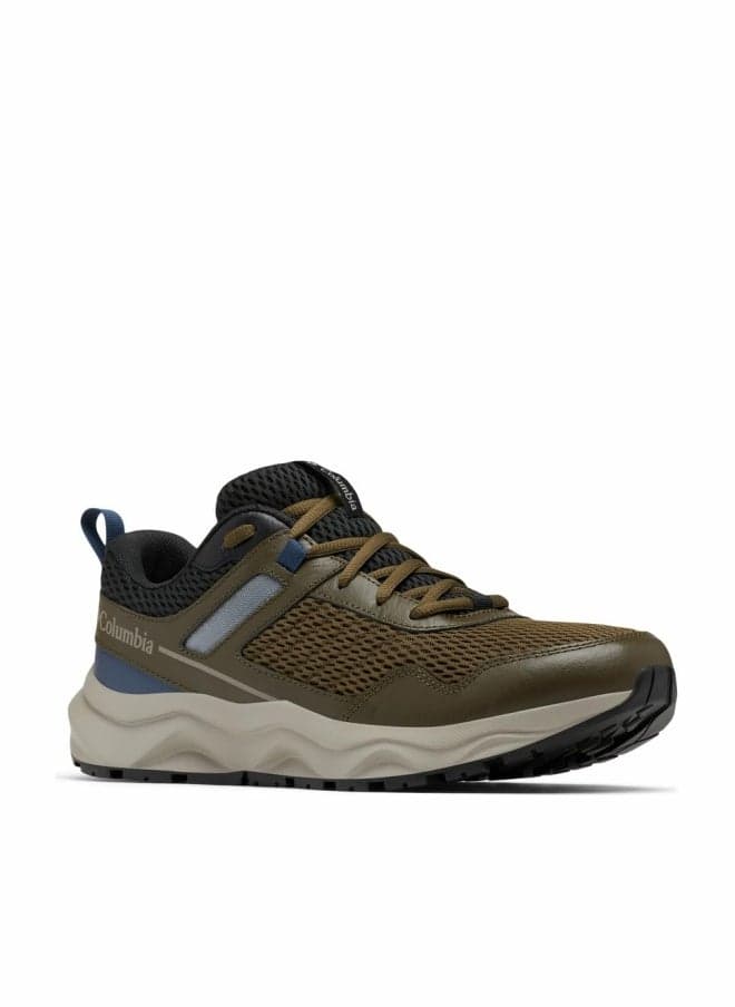 Columbia Men's Plateau Hiking Shoe, Olive Green/Kettle, 11.5