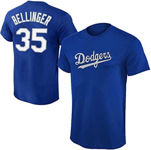 MLB Boys Youth 820 Team Color Official Player Name Number TShirt Cody Bellinger Los Angeles Dodgers Youth Large 1416