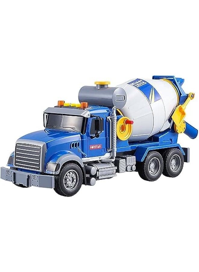 Cement Mixer Toy Truck for Boys,Large Construction Toys with Lights u0026 Sounds,Mixer Car Toy Truck for Age 4-7