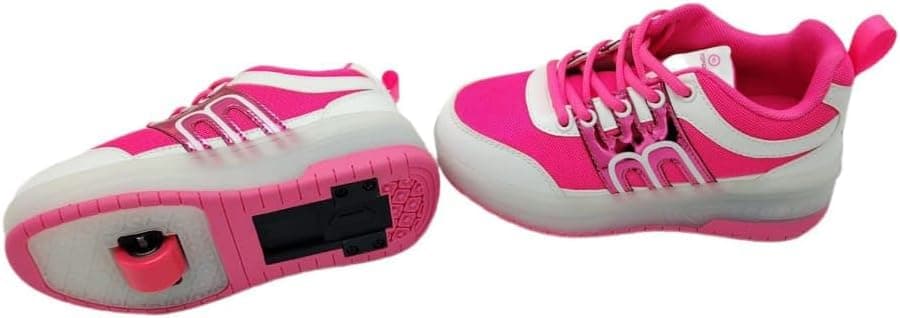 Top Gear Kids Roller Skate TG 9003 – 2-in-1 with LED Light, PVC Wheels, Rubber Sole, Canvas Material – Fun & Stylish Skating for Kids