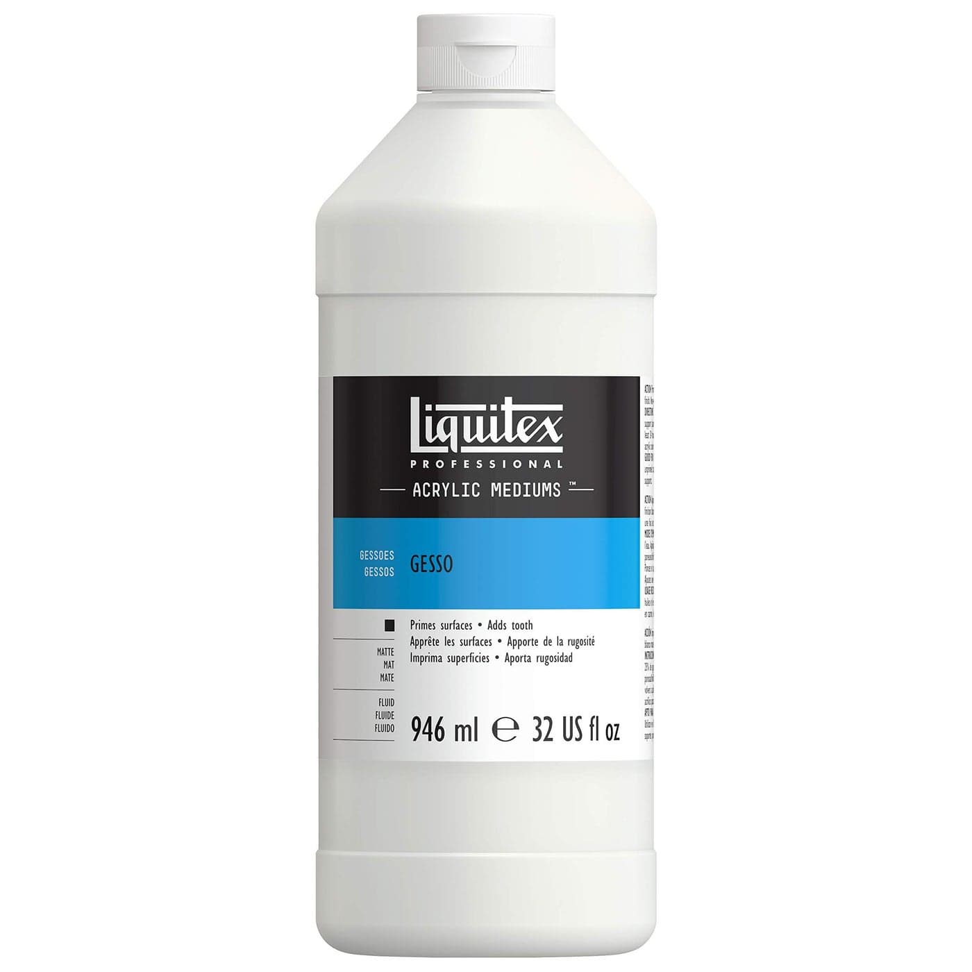 Liquitex Professional Gesso Surface Prep Medium 946ml 32oz White