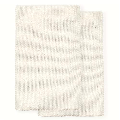 Hand U Journey 2Pcs 26.3''x19.6'' Needlework Fabric Monk's Cloth for Rug-Punch/Punch Needle