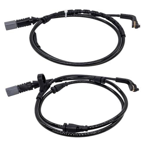 HiSport Front and Rear Brake Pad Wear Sensor Compatible with BMW X5 20072010 X6 20082010 Replace 34356789501 34356789505