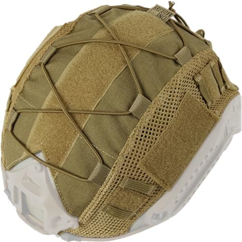 OneTigris Tactical Helmet Cover, Cloth Cover for Fast Helmet in Size M/L & Fast Bump Helmet in Size L/XL - ZKB06 No Helmet
