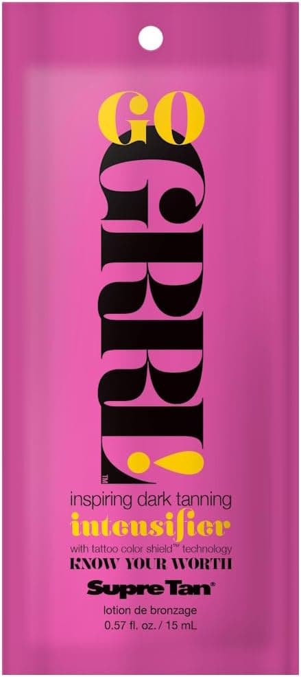 Supre Tan Go GRRL Inspiring Dark Tanning Intensifier Tanning Lotion 15ml