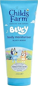 Childs Farm Kids Bluey Moisturiser BlueyBerry Soothing Moisturising Hydrating Suitable for Dry Sensitive Skin 200ml