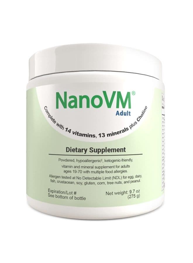 Adult, Allergen-Free Vitamin Supplements, Women and Mens Multivitamins with 13 Vitamins & 13 Minerals, Unflavored Multivitamin Powder, Low-Carb Adult Multivitamins, 275g - Solace Nutrition