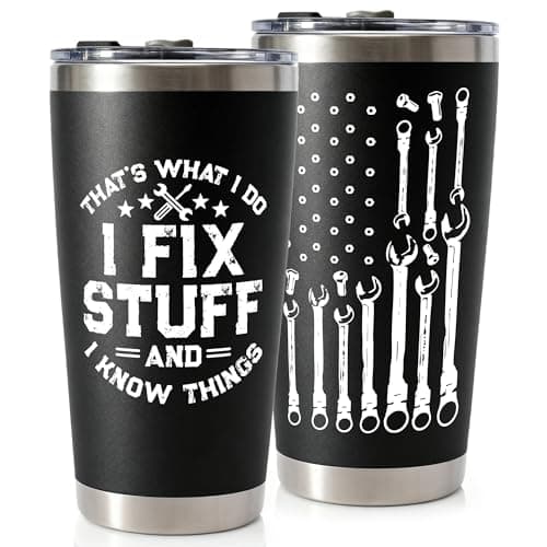 Fathers Day Gift for Dad from Daughter, Son - Birthday Gifts for Men, Dad, Him, Handyman, Grandpa - Dads Birthday Gift Ideas - Cool Mens gifts Ideas, Mens Birthday Gift Ideas - Men Tumbler 20 Oz