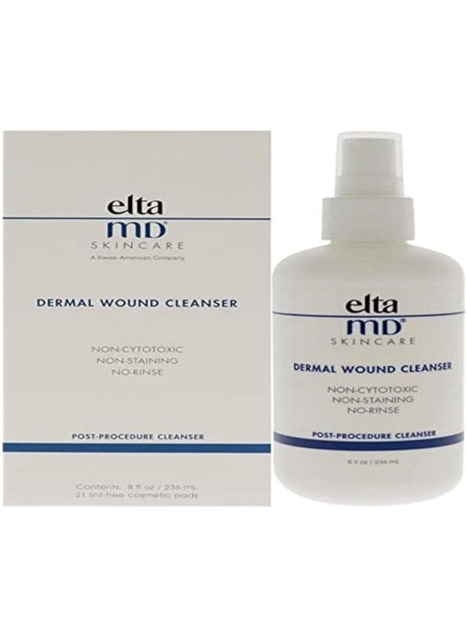 EltaMD Dermal Wound Cleanser (with 21 Lint-Free Cosmetic Pads) 236ml/8oz