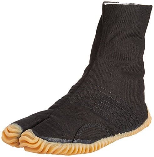 Marugo Tabi Boots Ninja Shoes Jikatabi (Outdoor tabi) MATSURI Jog 6 Size: 24.5 cm (US Size 6.5), Color: Black