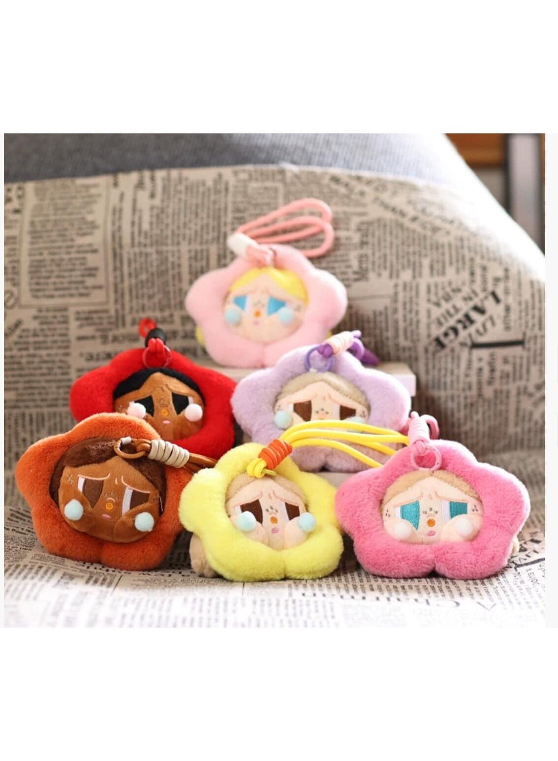 15cm 6pcs Samuel Mini Small Animals Pendant Bag Accessories Decoration Cute Doll Girl Surprise Toy