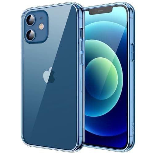 JETech Case for iPhone 1212 Pro 61Inch NonYellowing Shockproof Phone Bumper Cover AntiScratch Clear Back Jean Indigo