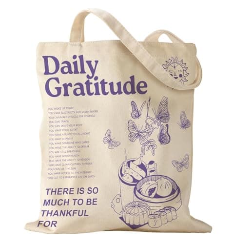 Miss Adola Aesthetic Canvas Tote Bag for Women - Inspirational Quote Reusable Tote Shoulder Bag Cute Funny Casual Sturdy Cloth Cotton Bag for Vacation, Shopping, Grocery, Work, Gym