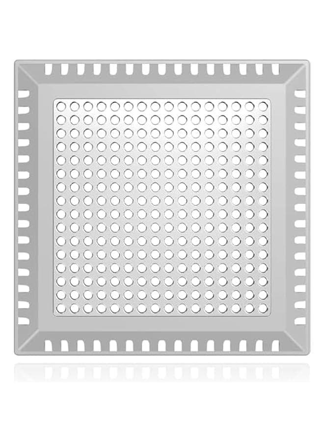 Drain Hair Catcher,Shower Drain Cover Hair Catcher Shower Drain Strainer for Bathroom Floor,Square Shower Hair Drain Catcher to Keep Away from Clogged Drain-No Rust