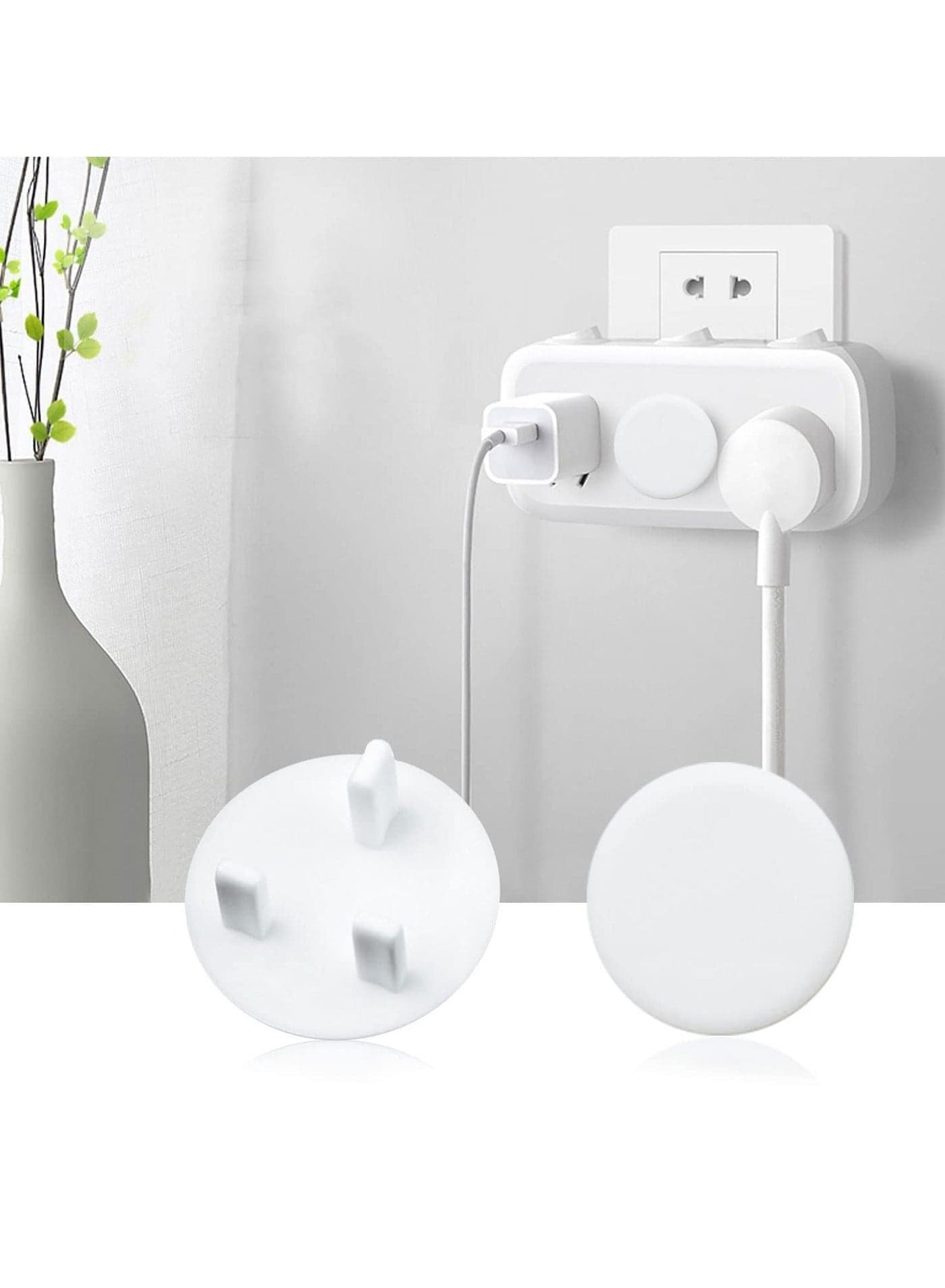 20Pcs Plug Socket Covers, Electrical Outlet Protectors Safety Caps for Baby Child at Home and School (White)