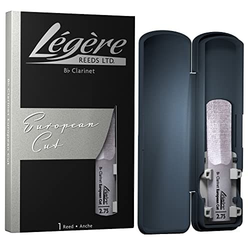 Légère Reeds - Bb Clarinet Reed, European Cut, Strength 2.75 (BBES2.75) - Premium Synthetic Woodwind Reed