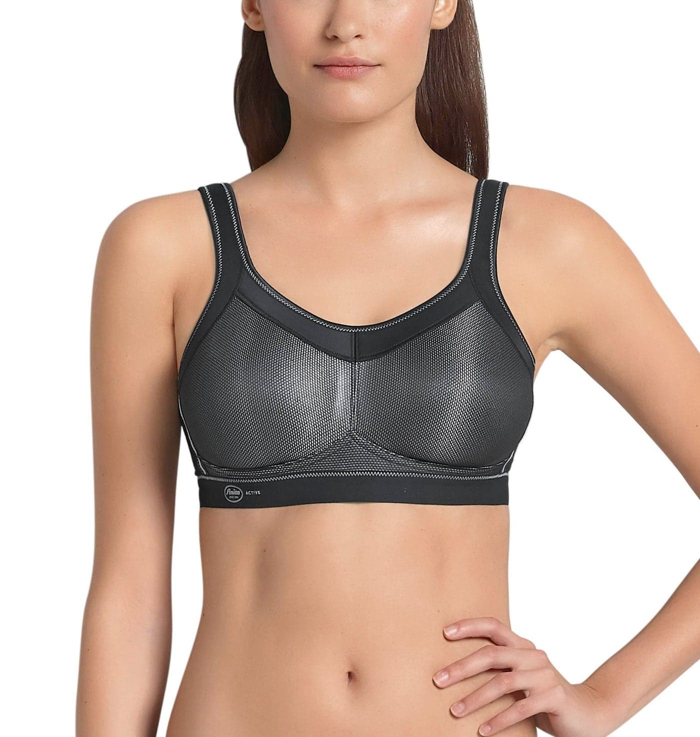Anita Women's Momentum Sport Bra, Black, 38F