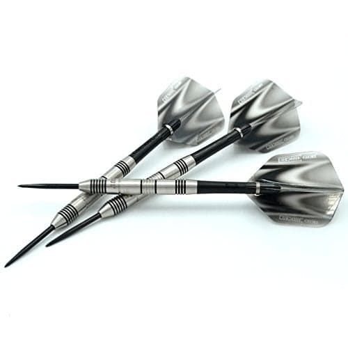 CUESOUL Glory 85% Tungsten 24g Steel Tip Dart Set-Black line Colored