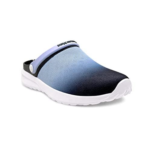 KazarMax Wanderer Black Blue Ombre Clogs Sandals for Men -12 UK