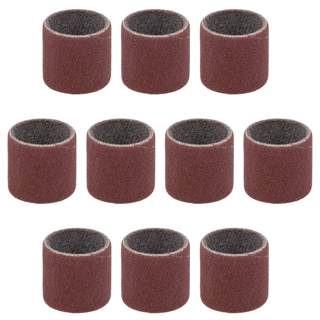 uxcell 12 Inch x 12 Inch Sanding Sleeves 400 Grits Sandpapers Band Drums 10 Pcs