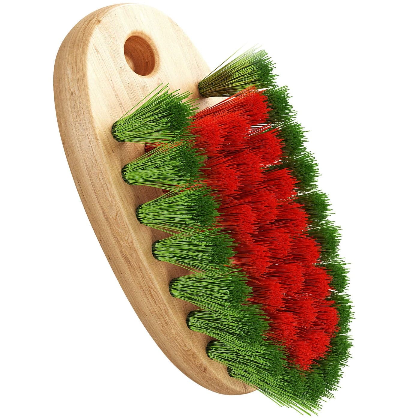 Konex Veggie Brush Fruit and Vegetable Produce Brush and Potato Scrubber Vegetable Scrubber Brush for Food with Beechwood Handle Mushroom Potato Scrubber Brush Carrot or Corn Cleaner 1