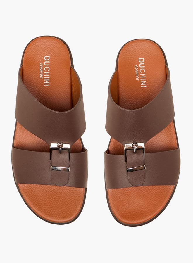 Men Buckle Accent Arabic Sandals — 41