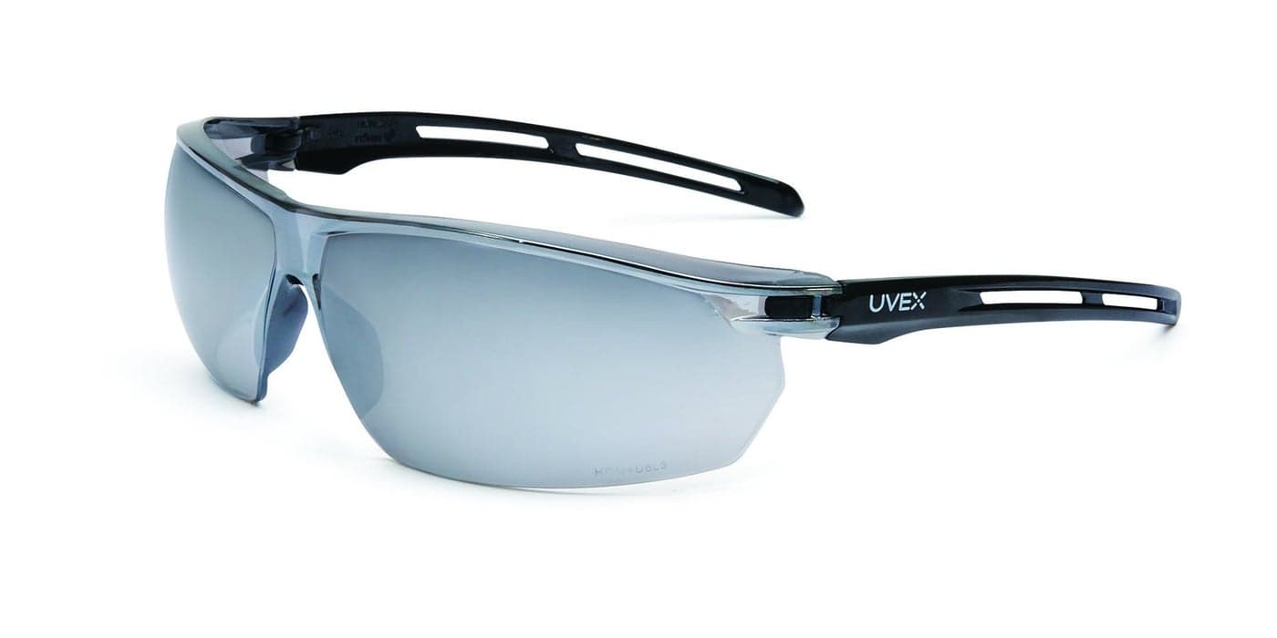 Honeywell Uvex by S4044 Tirade Sealed Safety Eyewear with Black Frame, SCT-Reflect 50 Lens and Uvextra Anti-Fog Coating