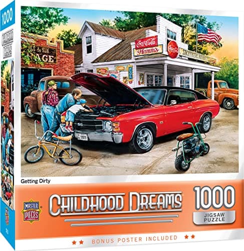 MasterPieces 1000 Piece Jigsaw Puzzle Getting Dirty Fun for Adults Family Kids Matte Finish 1925 x 2675