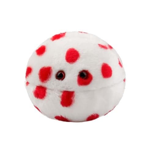 GIANTmicrobes Measles Plush Pediatrician gifts Funny Doctor Gifts Biology Gifts Public Health Immunologist Gifts Epidemiologist Gifts Biology