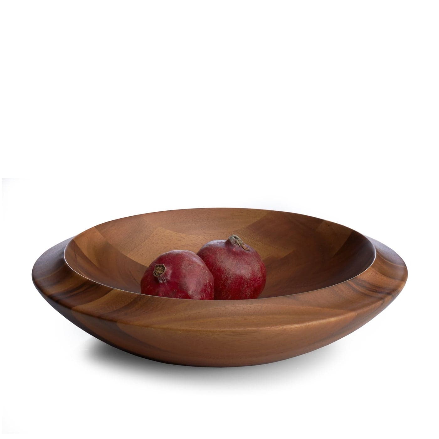 nambe Skye Wood Centerpiece Bowl Decorative Wood Fruit Display Bowl for Table and Kitchen Counter Dcor Acacia Wood Serving Bowl 15Inch Large Bowl for Mothers Day Gift