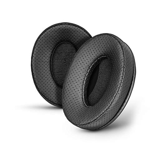 Brainwavz ProStock Perforated ATH M50X Upgraded Earpads - Designed To NOT Alter The Sound But To Improve Comfort & Style, Perforated Black Vegan Leather