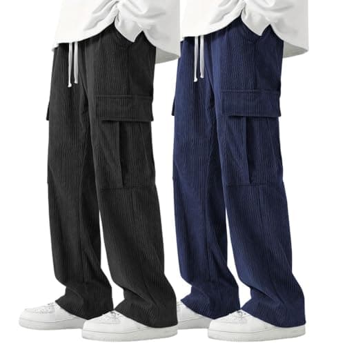 GRECIILOOKS Cargo Joggers for Men – Cotton Loose Fit Utility Pants with 6 Pockets | Durable Outdoor & Hiking Trousers (Available in Plus Size and Combo Pack of 2)