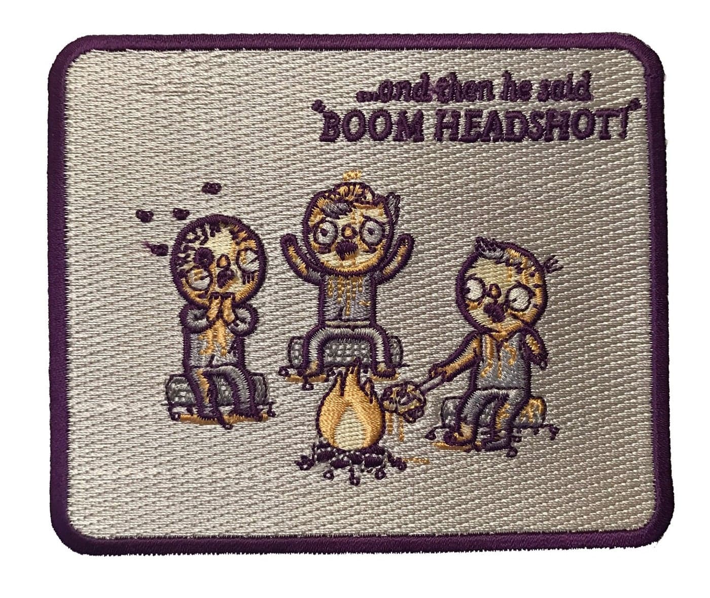 Randy Otter Artist Iron On Embroidered Patche Applique Zombie Tales