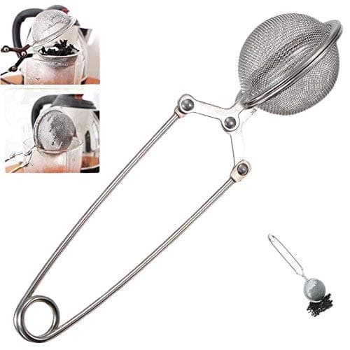 Perfect Pricee Stainless Steel Spoon Tea Leaves Herb Mesh Ball Infuser Filter Squeeze Strainer