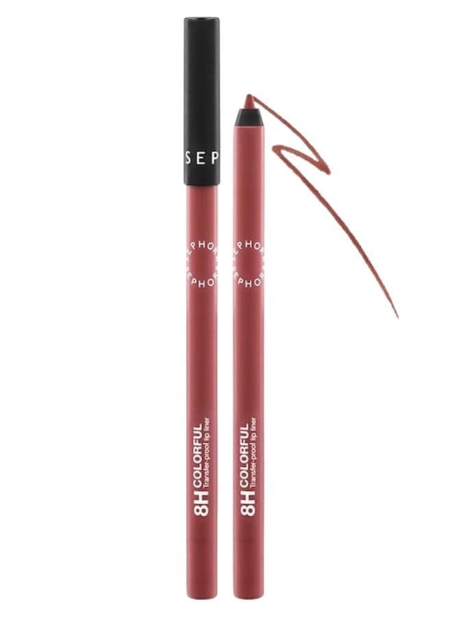 SEPHORA COLLECTION Colorful 8HR Longwear Transferproof Lip Liner 11 Cinnamon Brown - Matte Warm Brown – Waterproof Precision Lip Pencil 1.2g