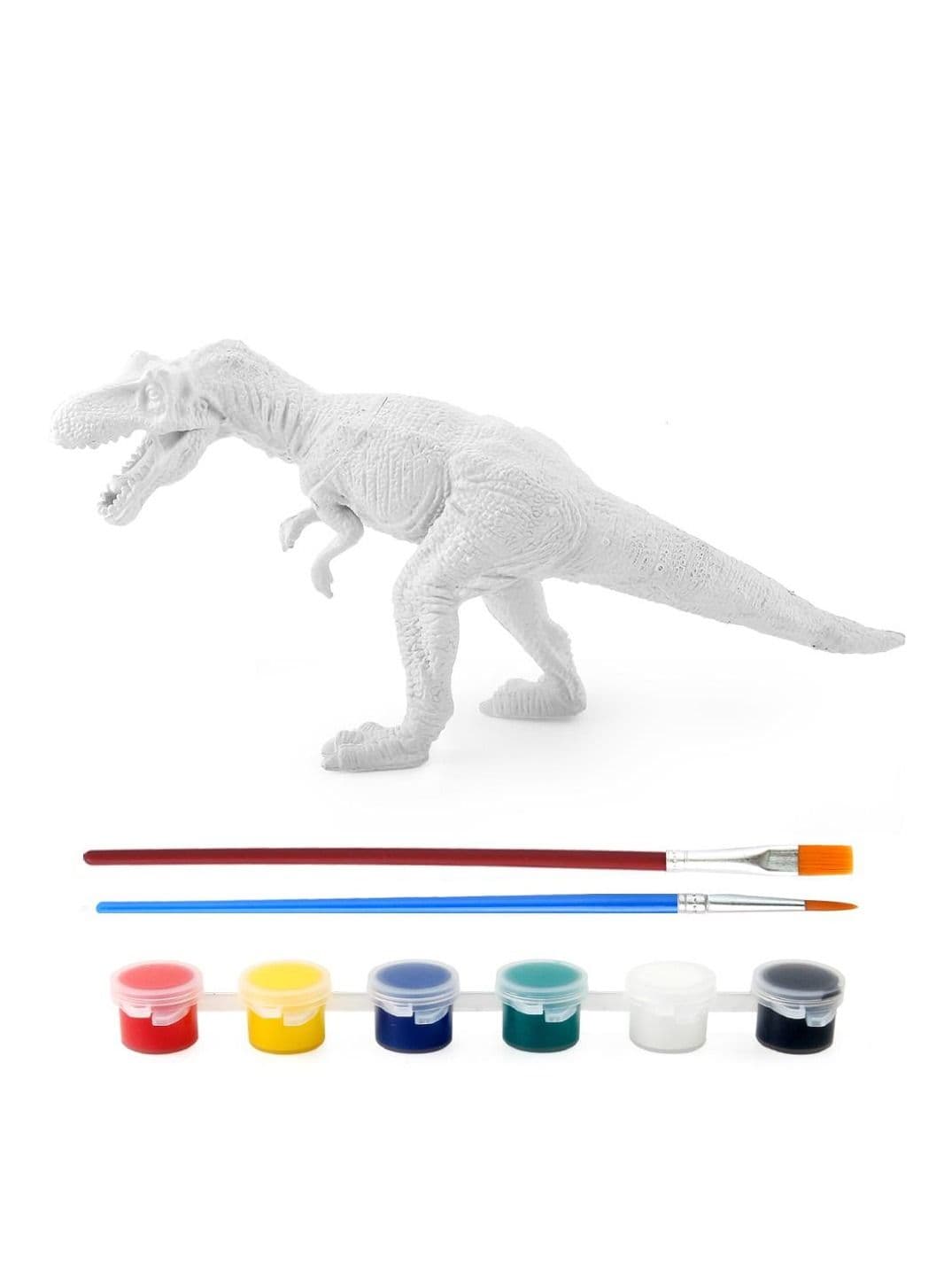 DIY Color Painting Animal Jurassic Dinosaur Tyrannosaurus Rex Model Drawing Kids Children Toys