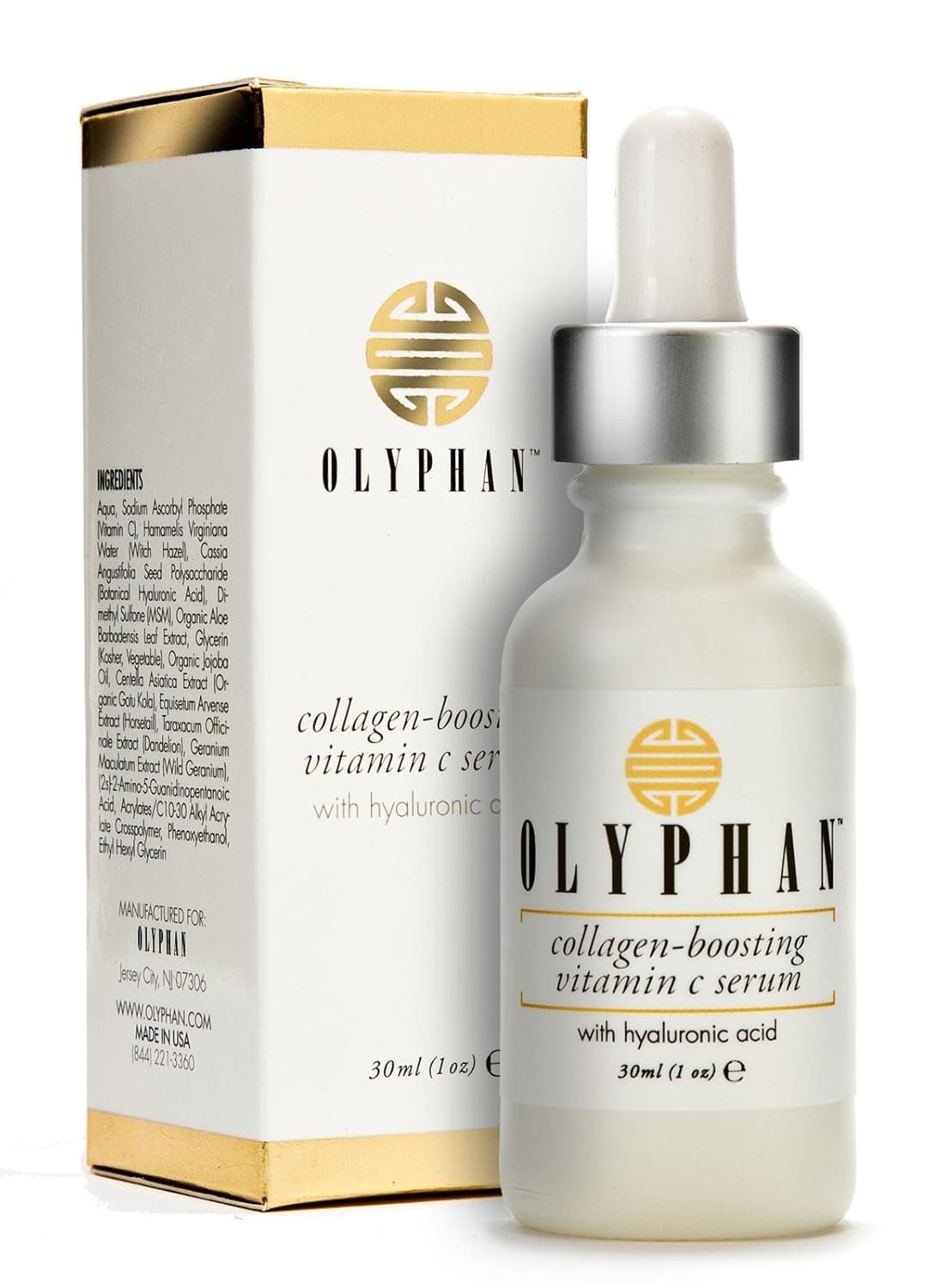 Organic Vitamin C Serum with Hyaluronic Acid for Face Natural Anti Aging Facial Serum for healthy skin Unisex for Men and Women