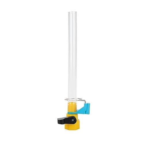 Camco 40004 RV Gravity Water Fill Adapter with Shut Off Valve and Clip - Allows for Quick Filling of Your RV's Gravity Water Fill - Adapter Fits Standard Drinking Water Hoses