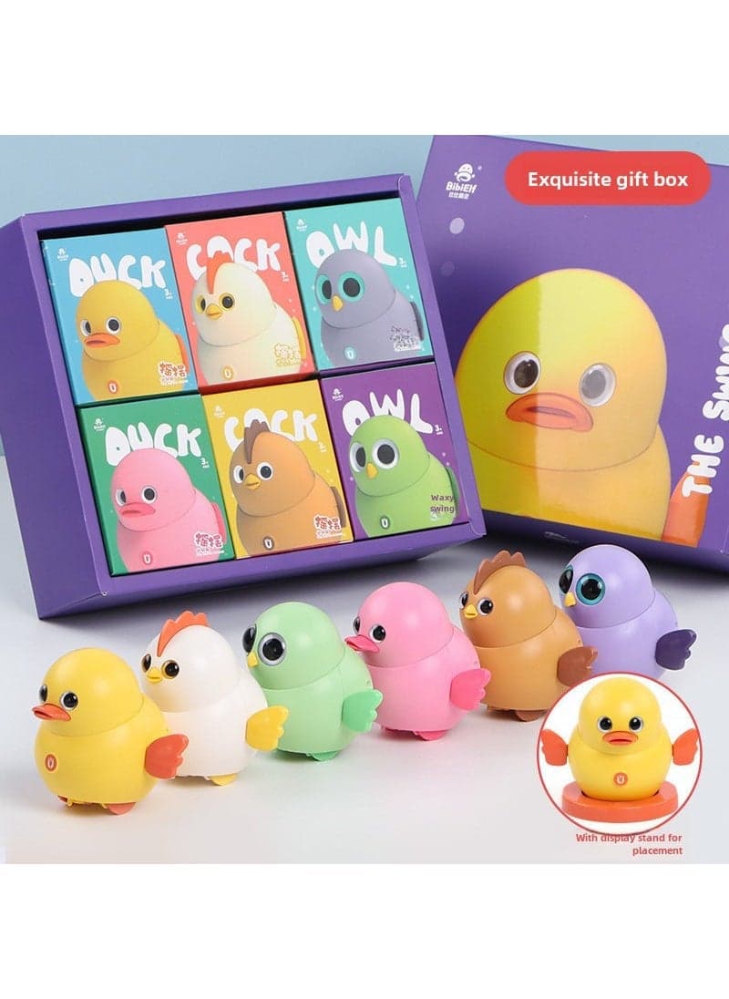 Cute Dancing Chick Squad Magnetic Toy for Kids Includes Battery and Screwdriver