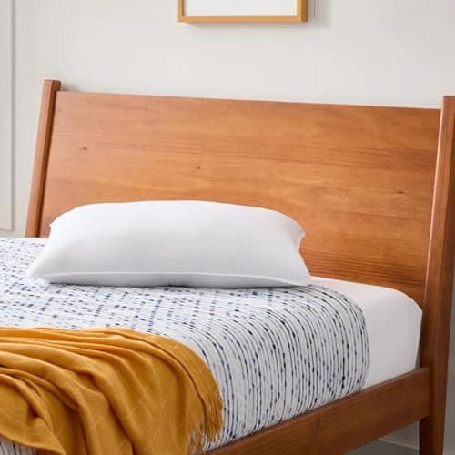 Sleepsia Premium Fiber Pillow | Hotel Quality Pillow | White - Set of 1 Size (71.12LX43.18WX12.7H)
