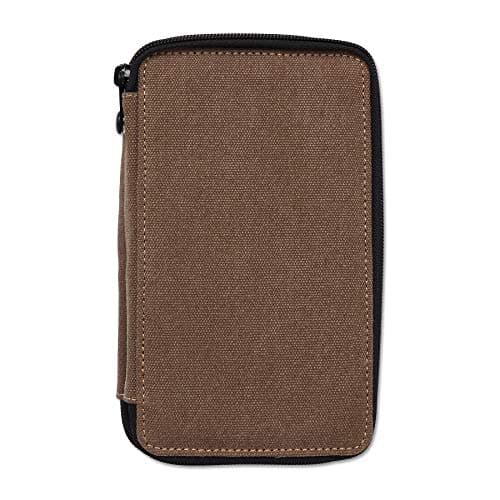 Speedball Art Products 252480 48 Pencil Storage Canvas Pencil Case, Chocolate